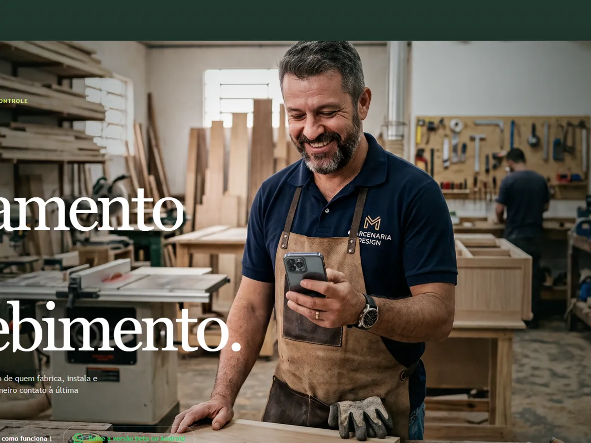Sistema ValorA — plataforma de orçamento, produção e cobrança para negócios sob medida com dashboard moderno